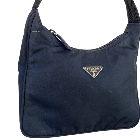 Prada Hobo Bag Nylon Vintage Style Paul Smith